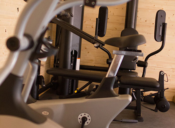 the gym at sanctuary lodge